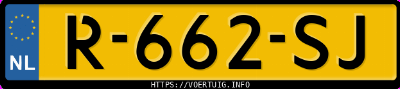 Kenteken afbeelding van R662SJ, zwarte Peugeot 508 1.2i Stt