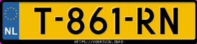 Kenteken afbeelding van T861RN, zwarte Peugeot 2008 E-2008 50 Kwh