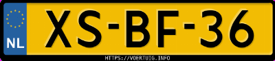 Kenteken afbeelding van XSBF36, grijze Peugeot 406 1.8