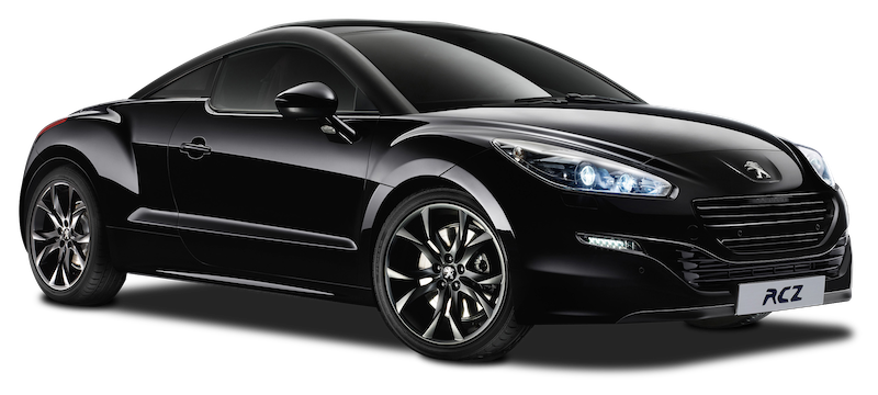 Afbeelding van HX982D, zwarte Peugeot Rcz R 270 coupé