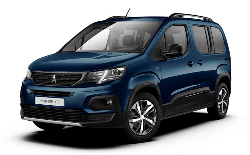 Afbeelding van H865NR, blauwe Peugeot Rifter 1.2 I Puretech 110 mpv