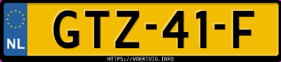 Kenteken afbeelding van GTZ41F, zwarte Polestar 2 Fwd Long Range