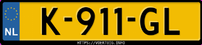 Kenteken afbeelding van K911GL, witte Polestar 2 Long Range Dual Motor