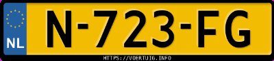 Kenteken afbeelding van N723FG, witte Polestar 2 Long Range Dual Motor