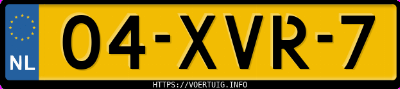 Kenteken afbeelding van 04XVR7, bruine Porsche Cayenne Diesel