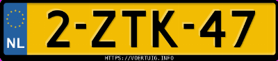 Kenteken afbeelding van 2ZTK47, zwarte Porsche Macan S