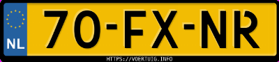 Kenteken afbeelding van 70FXNR, grijze Porsche 986