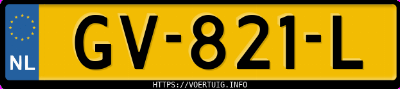 Kenteken afbeelding van GV821L, grijze Porsche Cayenne S E-Hybrid
