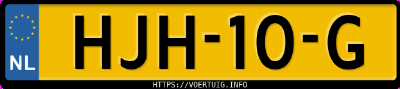 Kenteken afbeelding van HJH10G, grijze Porsche Cayenne E-Hybrid