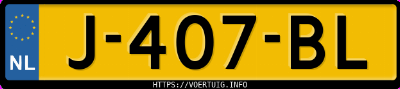 Kenteken afbeelding van J407BL, grijze Porsche Cayenne E-Hybrid