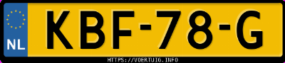 Kenteken afbeelding van KBF78G, blauwe Porsche Cayenne E-Hybrid
