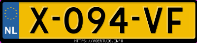 Kenteken afbeelding van X094VF, zwarte Porsche Cayenne