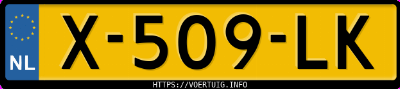 Kenteken afbeelding van X509LK, blauwe Porsche 718 Boxster Spyder