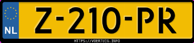Kenteken afbeelding van Z210PR, grijze Porsche Cayenne S E-Hybrid