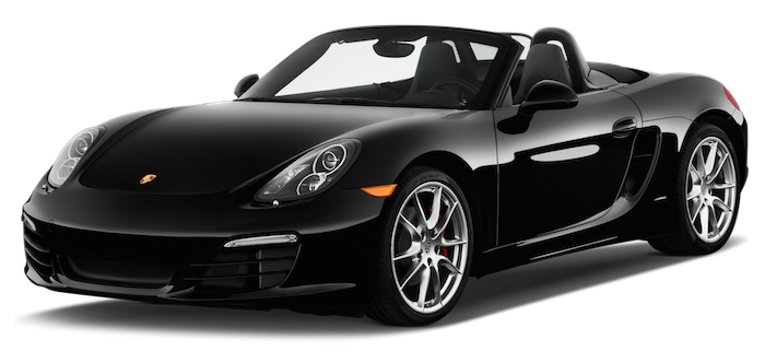 Afbeelding van 66PGDF, zwarte Porsche Boxster S Automatic cabriolet