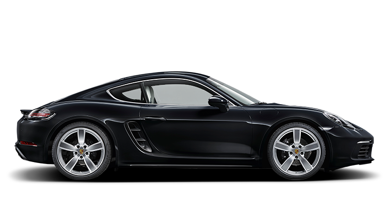 Afbeelding van 01ZGZJ, zwarte Porsche Cayman S coupé