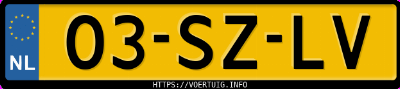 Kenteken afbeelding van 03SZLV, grijze Renault Modus 1.6 16v