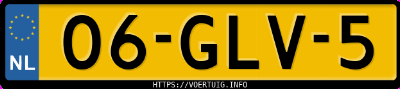 Kenteken afbeelding van 06GLV5, grijze Renault Twingo 1.2