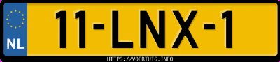 Kenteken afbeelding van 11LNX1, witte Renault Twingo