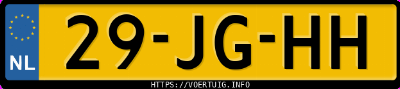 Kenteken afbeelding van 29JGHH, rode Renault Megane Scenic 2.0