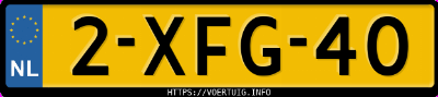 Kenteken afbeelding van 2XFG40, gele Renault Clio 90