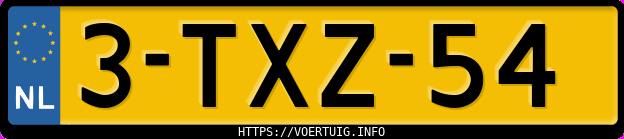 Kenteken afbeelding van 3TXZ54, grijze Renault Megane 1.2 115