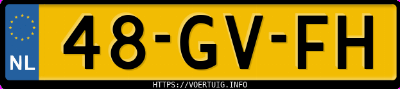 Kenteken afbeelding van 48GVFH, grijze Renault Twingo