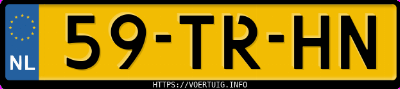 Kenteken afbeelding van 59TRHN, zwarte Renault Clio 1.6 16v