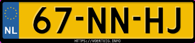 Kenteken afbeelding van 67NNHJ, blauwe Renault Kangoo 1.6 16v