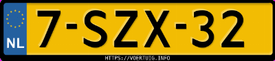 Kenteken afbeelding van 7SZX32, grijze Renault Clio 90