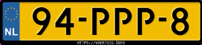 Kenteken afbeelding van 94PPP8, grijze Renault Twingo 1.2 16v