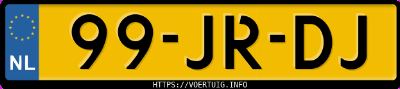 Kenteken afbeelding van 99JRDJ, blauwe Renault Megane Scenic
