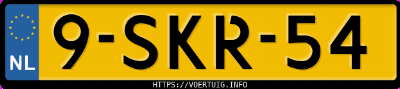 Kenteken afbeelding van 9SKR54, witte Renault Zoe Q210