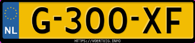 Kenteken afbeelding van G300XF, zwarte Renault Zoe R135