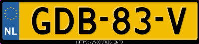 Kenteken afbeelding van GDB83V, grijze Renault Scenic E-Tech Electric Ev87