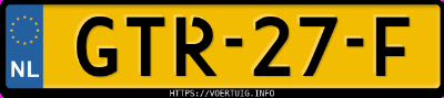 Kenteken afbeelding van GTR27F, rode Renault Rafale Hybrid 4x4 300
