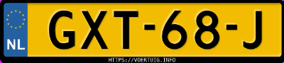 Kenteken afbeelding van GXT68J, witte Renault 5 E-Tech Electric 55 Kwh