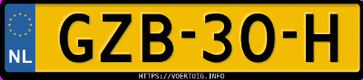 Kenteken afbeelding van GZB30H, witte Renault 5 E-Tech Electric 55 Kwh