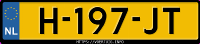 Kenteken afbeelding van H197JT, grijze Renault Clio 1.2 120