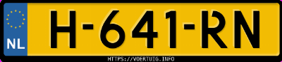 Kenteken afbeelding van H641RN, witte Renault Zoe R90
