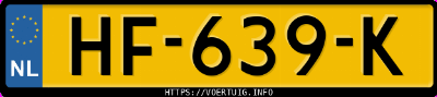 Kenteken afbeelding van HF639K, witte Renault Clio Dci90 Eco