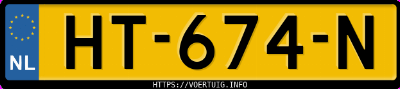 Kenteken afbeelding van HT674N, witte Renault Zoe Q210