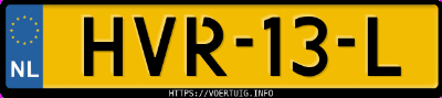 Kenteken afbeelding van HVR13L, blauwe Renault Symbioz E-Tech Full Hybrid 145