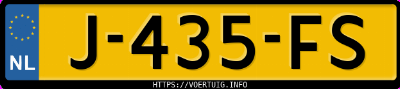 Kenteken afbeelding van J435FS, witte Renault Zoe R135
