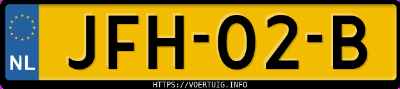 Kenteken afbeelding van JFH02B, blauwe Renault 4 E-Tech Electric 55 Kwh