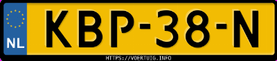 Kenteken afbeelding van KBP38N, grijze Renault Scenic E-Tech Electric Ev87