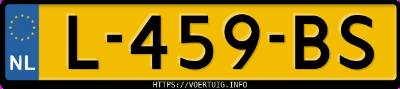Kenteken afbeelding van L459BS, grijze Renault Megane Tce 160