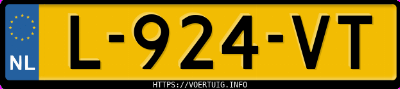 Kenteken afbeelding van L924VT, witte Renault Scenic