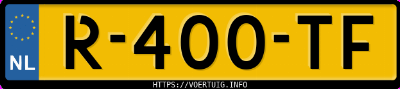 Kenteken afbeelding van R400TF, grijze Renault Megane E-Tech Electric Ev60 220 Pk