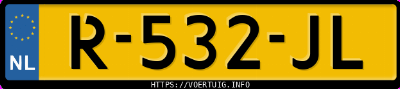 Kenteken afbeelding van R532JL, zwarte Renault Arkana E-Tech
